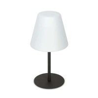 ARCAIDA Stojací venkovní lampa, těleso kov, povrch černá antracit, difuzor plast opál, pro žárovku 1x42W, E27, IP44, rozměry d=280mm, h=529mm.