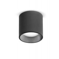 NITRO DOP Stropní, přisazené bodové svítidlo, těleso hliník, povrch černá/bílá, LED 4W, 290lm,  teplá 2700K, vyzař. úhel 40°, Ra90, 230V, IP20, rozměry d=40mm, h=52mm.