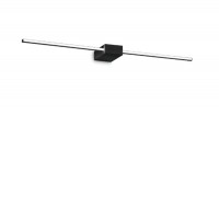 THEO Nástěnné svítidlo nad zrcadlo, těleso hliník, povrch bílá/černá, difuzor plast opál, LED 13,5W/900lm nebo 20,5W/1350lm, teplá 3000K, 230V, IP20, tř.2, rozměry dle typu