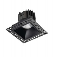 GAME TRIMLESS SQUARE Stropní podhledové svítidlo bodové bezrámečkové, těleso hliník, povrch bílá/černá, LED 11W, 950lm, teplá 3000K, Ra90, 230V, IP40, rozměry 100x100x77mm.