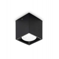 NITRO DOT Stropní, přisazené bodové svítidlo, těleso hliník, povrch černá/bílá, LED 5W, 370lm, teplá 3000K, vyzař. úhel 40°, Ra90, 230V, IP20, rozměry 42x42x52mm.