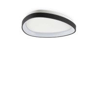 GEMINI Stropní přisazené svítidlo, těleso hliník, povrch bílá/černá/mosaz, difuzor plast opál, LED 24W/28W/30W/42W, teplá 2700K/3000K, stmív. dle typu, 230V, IP20, tř.1, rozměry dle typu.