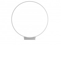 ARO Stolní lampa, těleso kov, povrch bílá, dif plast opál, LED 18W, 1260lm, smart TUYA, Zigbee 3.0., dálk ovl. (součástí) nebo mob. telefonem CCT nast teplota teplá 2700K - denní 6500K, stmív, 230V, IP20, d=450m.