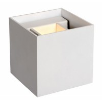 XIO-LED Nástěnné svítidlo, těleso hliník, barva dle typu, stínítko hliník, LED, 1x4W, G9, 230V, teplá 2700K, 380lm, IP20, tř.1. rozměry: 97x97x97mm, vč.sv.zdr.