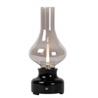 PETROL TL 2W na batrie Stolní lampa na baterie, těleso plast černá, krycí sklo čiré, LED 2W, teplá 3000K, 122lm, stmív. pomocí spínače na tělese, IP20, tř.3, rozměry d=120mm, h=300mm, pomocí microUSB lze nabíjet.