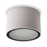MEDO S IP54 Stropní přisazené svítidlo, těleso hliník, povrch šedočerná antracit nebo bílá, difuzor sklo opál mat, pro LED 11W, GX53, 230V, zvýšené krytí IP54, tř.2, rozměry d=100mm, h=65mm