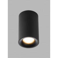 TUBUS Stropní, bodové svítidlo, těleso kov, povrch černá/bílá, LED 9W, 735lm, teplá 2700K, stmív. DALI-PUSH/TRIAC dle typu, vyzař. úhel 60°, UGR<19, Ra90, 230V, IP20, rozměry d=85mm, h=134mm.