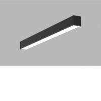 NOLI Stropní, přisazené svítidlo, těleso kov, povrch černá/bílá, dif plast opál, LED 30W/40W/60W, přepín. CCT teplota teplá 3000K-neutrální 4000K, stmív. DALI-PUSH/TRIAC dle typu, vyzař. úhel 110°, 230V, IP20, rozměry dle typu.