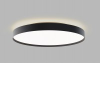 TORO Stropní svítidlo, hliník, bílá/černá, dif plast opál, LED 32+8W/55+10W/80+12W, nast. teplota CCT  teplá 3000K-neutr. 4000K, dle provedení stmív.TRIAC/DALI-PUSH/CASAMBI/ZigBee, Ra90, 230V, IP20, rozměry dle typu, svítí nahoru/dolů