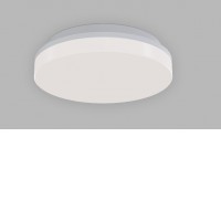 ROUND Stropní přisazené svítidlo, kruhové, těleso plast bílá, difuzor plast opál, LED 15W/1500lm, 23W/2300lm, 38W/3800lm, přepín. nast. teplota CCT teplá 3000K-neutrální 4000K, Ra90, 230V, IP54, rozměry dle typu.