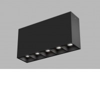 LINEAR ON Stropní přisazené bodové svítidlo, těleso hliník, povrch bílá/černá, LED 5x2W, přepín CCT teplota teplá 3000K-neutrální 4000K, stmív. dle typu, Ra90, UGR<19, 230V, IP20, rozměry 136x70x35mm.