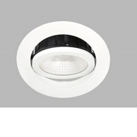 MAX Podhledové, stropní svítidlo, nastavitelný směr svícení, těleso hliník, povrch bílá/černá, LED 8W, 735lm, teplá 3000K/neutrální 4000K, stmívání DALI/PUSH-DIM dle typu, 230V, do koupelny IP65, rozměry d=80mm, h=30mm.