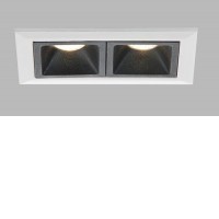 LINEAR VESTAVNÉ ZÁPUSTNÉ SVÍTIDLO 4W Podhledové zápustné svítidlo, těleso hliník, povrch bílá, difuzor plast, LED 2x4W, 385lm, teplá 3000K, 230V, IP20, rozměry 75mm x 45mm