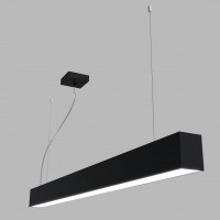 LINO II Závěsné svítidlo, těleso hliník, povrch bílá, nebo černá, difuzor plast opál, LED 24W, 32W, 49W, CCT 3000K/3500K/4000K, stmív DALI, ZIGBEE, 230V, IP20, tř.1, rozměry dle typu, svítí dolů