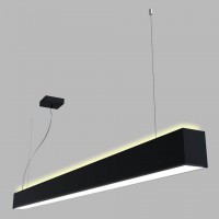LINO II Závěsné svítidlo, těleso hliník, povrch bílá, nebo černá, difuzor plast mikroprisma, LED 24W, 32W, 49W, CCT 3000K/3500K/4000K, stmív DALI, ZIGBEE, 230V, IP20, tř.1, rozměry dle typu, svítí nahoru/dolů