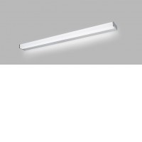 QUADRA Nástěnné svítidlo k zrcadlu, do koupelny, těleso hliník, povrch chrom, dif plast opál, LED 12W/18W/24W, CCT přepín. teplota  teplá 3000K-neutrální 4000K, Ra90, 230V, zvýš. krytí IP44, tř. 1, rozměry dle typu.
