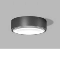 ROLO LED 6W, IP65 Stropní přisazené svítidlo, těleso hliník, povrch bílá/černá-antracit, LED 6W, 420lm, teplá 3000K, vyzařovací úhel 160°, Ra80, 230V, IP65, rozměry d=107mm, h=36mm.