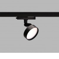 OLLIE Svítidlo do 3-fázové lišty, těleso hliník, povrch bílá/černá, difuzor plast opál, LED 12W, 1000lm, teplá 3000K, stmív. DALI dle typu, 230V, IP20, rozměry d=113mm, h=35mm.