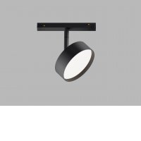 MAG OLLI Svítidlo do magnetického systému, nast. směr svícení, těleso kov, povrch černá/bílá, difuzor plast opál, LED 12W, 1000lm, teplá 3000K/neutrální 4000K, stmív. DALI dle typu, 48V, IP20, rozměry d=113mm, h=90mm.