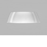 HBAY Výměnný reflektor pro svítidla, materiál plast, povrch šedostříbrná, vyzař. úhel 70°, rozměry d=412mm, h=151mm, POUZE REFLEKTOR