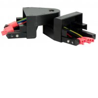 MIHES konektor Konektor k propojení svítidel, umožňuje nastavení úhlu 90°-270° materiál plast černá/bílá, stmív. 0-10V dle typu, 230V, IP20.