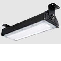 ULKE 50W/100W/150W/200W IP65 Průmyslové svítidlo, těleso hliník, povrch černá, kryt plast čirý, LED 50W/100W/150W/200W, neutrální 4000K, Ra80, vyzařovací úhel 120°x60°, 230V, PF>0.95, IP65, IK08, tř.1, rozměry dle typu