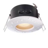 CEILING RING Stropní podhledové svítidlo, těleso hliník, povrch bílá, nebo šedostříbrná, nebo chrom, krycí sklo, pro žárovnku 35W, GU5,3, 12V, do koupelny IP65/IP20, d=84mm, h=42mm