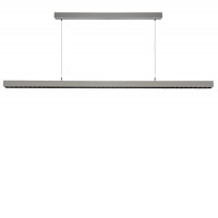 Pendelleuchte Závěsné svítidlo, těleso hliník, povrch bílá/stříbrná, LED 60W, 7000lm, neutrální 4000K, UGR<6, stmív DALI, 230V, IP20, tř.1, rozměry 1179x35mm, vč závěs lanka l=2500mm, lze zkrátit, svítí nahoru/dolů.
