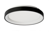 MEROPE Stropní svítidlo,  těleso hliník, povrch stříbrná/kávová/bílá/černá, difuzor plast opál, LED 30W/42W/60W, přepín CCT teplá 3000K-neutrální 4000K, stmívatelné TRIAC, 230V, IP20, svítí nahoru/dolů