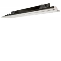 FOLD Svítidlo do 3F lišty, výklopné +-30°, těleso hliník, povrch bílá/černá, krycí plast čirý, nast. LED 14W-20W/35W-50W/50W, teplá 3000K/neutrální 4000K, stmív DALI dle typu, Ra80, 230V, IP20, rozměry dle typu.