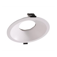 BUILT IN RING Stropní, vestavné, bodové svítidlo, materiál hliník, povrch bílá mat, pro LED modul 26W/33W, IP20, rozměry d=170mm, h=50mm