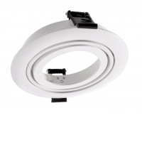 MODULAR SYSTEM Podhledové bodové svítidlo, materiál hliník, povrch bílá, pro LED modul 31W, rozměry d=130mm, h=30mm