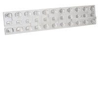 DRACONIS Optika, difuzor pro svítidlo, symetrické/asymetrické, těleso plast čirý, s vyzařovacím úhlem 20°/30°/90°/15°, rozměry 285x60x12mm.