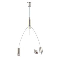 LZ01 Y, 1500mm Stavitelný lankový závěs pro svítidla Y, materiál kov, nosnost 15kg, lanko d=1,5mm, l=1500mm, 1ks v balení