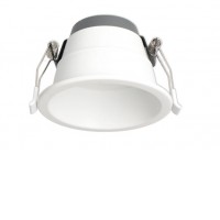 TABY 10W/18W/30W/40W CCT Stropní podhledové bodové svítidlo, hliník, bílá, dif plast opál, LED 10W/18W/30W/40W, přep. teplota CCT teplá 3000K/neutr 4000K, stmív. TRIAC, Ra90, 230V, IP64/IP20, rozměry dle typu.