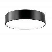 FINEZZA Stropní svítidlo, těleso kov, povrch šedá, bílá, černá, difuzor plast opál, pro žárovku 3X40W, E27, 230V, IP20, rozměry d=500mm h=120mm