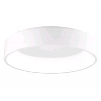 RANDO Stropní svítidlo, základna kov, povrch bílá, šedá, difuzor akryl bílá, LED 1X42W, neutrální 4000K, 2520lm, 230V, IP20, rozměry d=600mm h=130mm