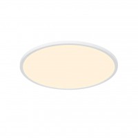 OJA 42 SMART LIGHT Stropní svítidlo, těleso plast, povrch bílá nebo černá, difuzor plast opál, LED 15W, 20W, 30W, dálk ovl, nebo smart telefon WiFi, stmívání, nast teplota CCT teplá 3000K - denní 6400K, Ra80, 230V IP20, rozměry dle typu