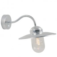 LUXEMBOURG PIR SENSOR 1X60W E27 Nástěnné venkovní svítidlo s PIR senzorem pohybu, záběr 110°, dosah 8m, čas 60s externím vypínačem až 5h, těleso kov galvanizovaná ocel, krycí sklo čiré, pro žárovku 1X60W, E27, 230V, IP54, tř.1, rozměry 470X270X260mm