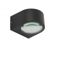 ZAPATO 5W IP54 Nástěnné venkovní svítidlo, základna hliník, povrch černá, difuzor sklo opál, LED 5W, 500lm, teplá 3000K, Ra80, 230V, IP54, tř.1, rozměry 950x60x100mm, svítí dolů.