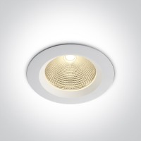 LAURI 20W/30W CCT Stropní podhledové, bodové, svítidlo, těleso kov, povrch bílá, LED 20W/1800lm, 30W/2700lm, přepín. CCT teplota teplá 3000K/neutrální 4000K/denní 5000K, vyzař. úhel 60°, 230V, IP20, tř.2, rozměry dle typu.