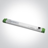 DIM Triac 30W-150W Napájecí zdroj pro LED, vstup 230V, výstup 24V, 30W-150W, stmívání TRIAC, IP20, rozměry 357x23x32mm, ochrana proti přehřátí, zkratu a přetížení