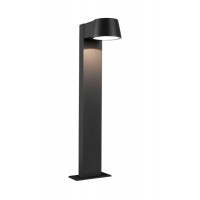 CAPEA Sloupkové svítidlo, těleso hliník, povrch šedá, krycí plast čirý, LED 6W, 450lm/teplá 2200K, 600lm/teplá 3000K, 230V, IP44, tř.1, rozměry 130x500x172mm, svítí dolů.