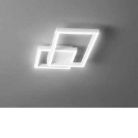 CROSS Stropní svítidlo, základna hliník, povrch bílá/černá, dif. plast opál, LED 20W/1500lm, 45W/3350lm, 64W/4800lm, přepín. CCT teplá 3000K-denní 6000K, stmív., Ra80, 230V, IP20, tř.1, rozměry dle typu.