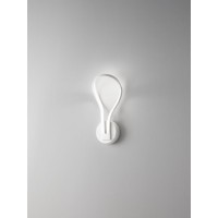 BLOSSOM Nástěnné svítidlo, těleso kov, povrch bílá mat, difuzor plast opál, LED 13W, 1040lm, teplá 3000K, 230V, IP20, rozměry 170x390mm.