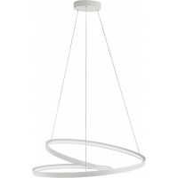 RITMO Závěsné svítidlo, těleso kov, povrch bílá mat/hnědá skořicová, difuzor plast opál, LED 70W/5600lm, 55W/4400lm, teplá 3000K, 230V, stmívatelné, IP20, rozměry dle typu.