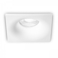 OASIS Stropní vestavné svítidlo, těleso kov, povrch černá mat/bílá mat, pro žárovku 1X35W, GU10, 230V, IP20, rozměry 85x85mm, h=30mm.
