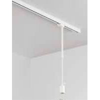 Connectore Adaptér pro montáž a napájení do 3-fázové lišty s teleksopickou tyčí a flexibilní hlavou 90°, pro žárovku 1x60W, E27,  materiál kov, povrch černá/bílá, IP20, tř.1, max. délka tyče l=650mm.