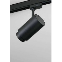 BINARIO Bodové svítidlo do 3F lišty, nastav. směr svícení, těleso hliník, povrch černá/bílá, LED 20W/30W, teplá 3000K/neutrální 4000K, ZOOM nast vyzař. úhel 38° a 60° Ra82, 230V, IP20, tř.1, rozměry dle typu