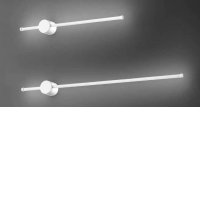 CLOCK Nástěnné svítidlo, těleso hliník, povrch bílá/černá, dif plast opál, LED 12W/1100lm, 20W/2050lm, teplá 3000K, Ra90, 230V, IP54, tř.1, rozměry dle typu.